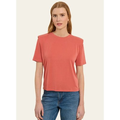 T-shirt fluide col rond FLORE NAF NAF