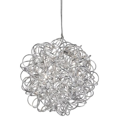 Suspensions Scribble 6x1,5W G4 Argent Chrome BOUTICA-DESIGN