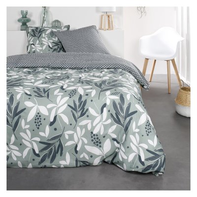 Parure de lit 2 personnes imprimé floral coton SUNSHINE AGA TODAY