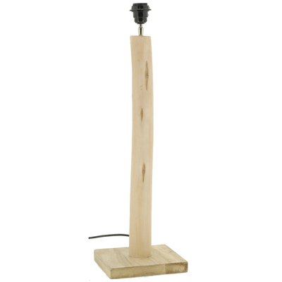 Pied de lampe en bois d'eucalyptus Grand modèle AUBRY GASPARD
