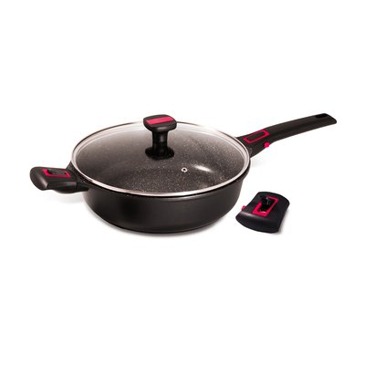 Sauteuse avec couvercle granit Pro céramique 24 cm BAUMALU