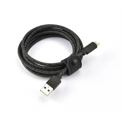 Câble Lightning vers USB 2m noir certifié Apple ADEQWAT