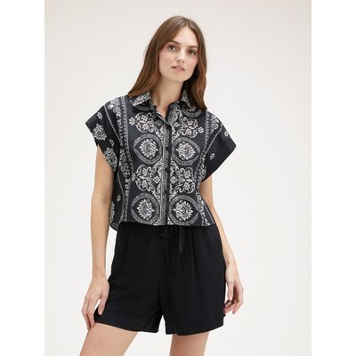 Chemise courte à motif ethnique MOTIVI