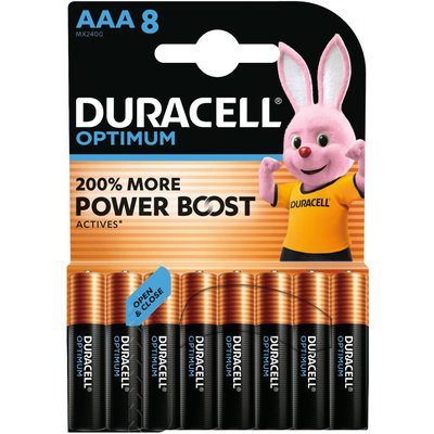 Pile OPTIMUM AAA x8 DURACELL