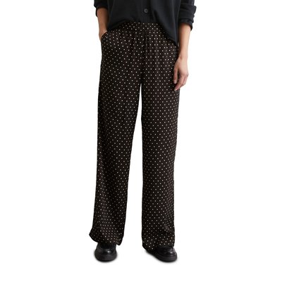 Pantalon large avec taille élastique en LENZING™ ECOVERO™ MARC O'POLO