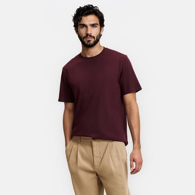 T-shirt col rond manches courtes LA REDOUTE COLLECTIONS