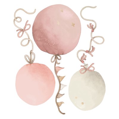 Grand sticker les ballons SELENE LILIPINSO