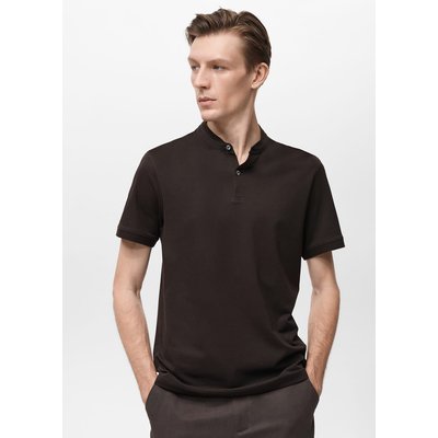 Polo coton col mao MANGO MAN
