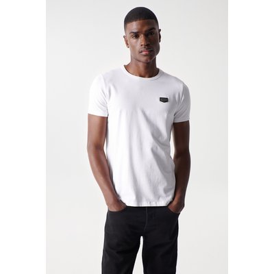 T-SHIRT EN COTON AVEC LOGO SALSA APPLIQUÉ SALSA JEANS