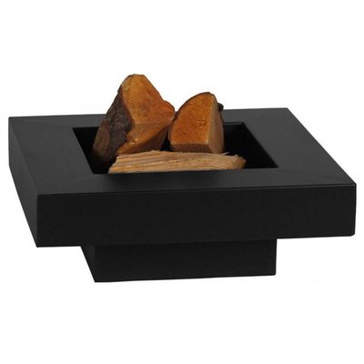 Brasero en acier peint plateau design 60 cm JARDINDECO