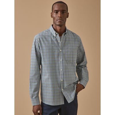 Chemise oxford carreaux  coupe contemporaine CYRILLUS