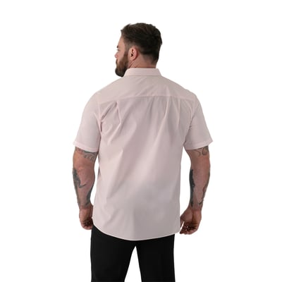 Chemise extensible manches courtes grande taille LUCAS DUKE