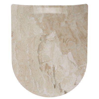 Abattant OLFA wood slim avec descente assistée  - Effet marbre brillant HOME MAISON