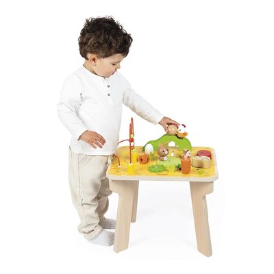 Table d'activités en bois Ferme JANOD
