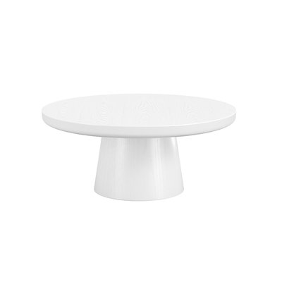 Zoro Round Ash Veneer Coffee Table SO'HOME