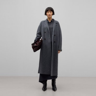 Manteau gris chiné femme pas cher online
