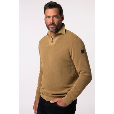 Pull camionneur en maille. Col zippé JP1880