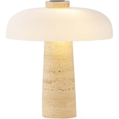 Lampe de table en marbre et verre rond RECOLLECTION