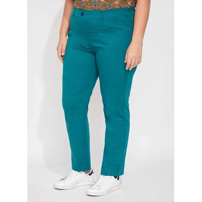 Pantalon cigarette taille elastiquée coton NIMANE LA FIANCÉE