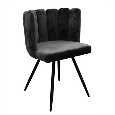 Chaise Ariel Velours  Canard DECORATIE