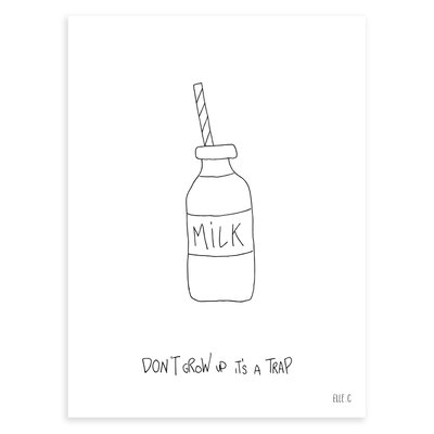 Affiche Don't grown up BACK TO SCHOOL LILIPINSO