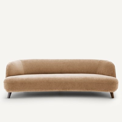 Canapé 5P velours stonewashed, Rosebury design E. AM.PM