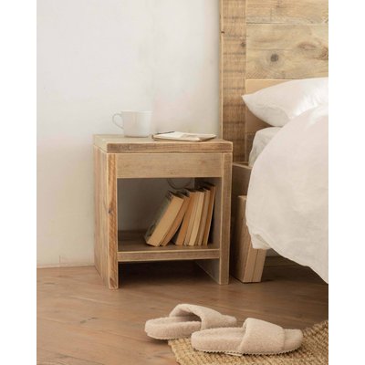 Table de chevet de bois de sapin - STELLA HANNUN