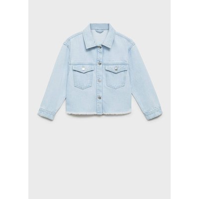 Blouson en jean poches MANGO KIDS