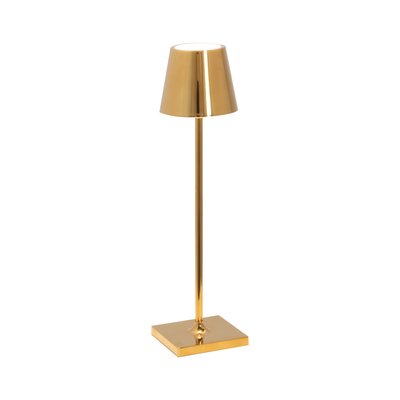 Lampe De Table Poldina Pro Micro Dorée ZAFFERANO