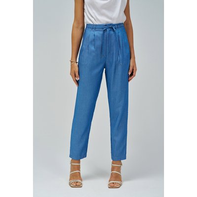 PANTALON BAGGY CROPPED SLIM EN LIGHTDENIM SALSA JEANS