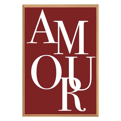 Tableau Mural Encadré Amour CHARME ROMANTIQUE CEANOTHE