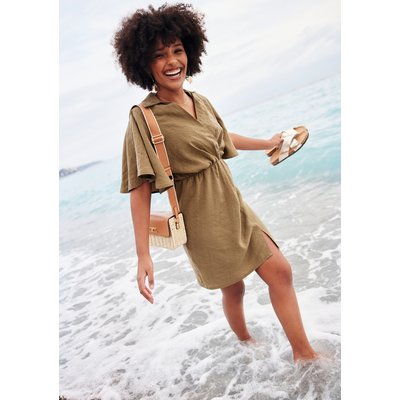 Robe courte en tencel LOLALIZA