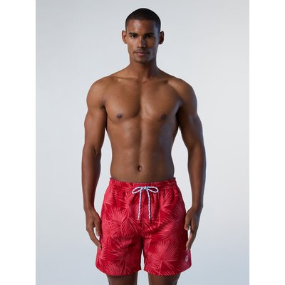Short de bain rouge homme La Redoute