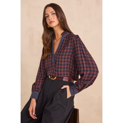 Blouse à carreaux MARIELLE Maison 123
