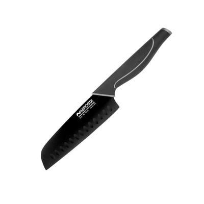 Couteau de cuisine Santoku lame de 16 cm BLACK EDITION NIROSTA