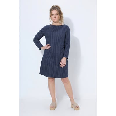 Robe en molleton à fines rayures ULLA POPKEN