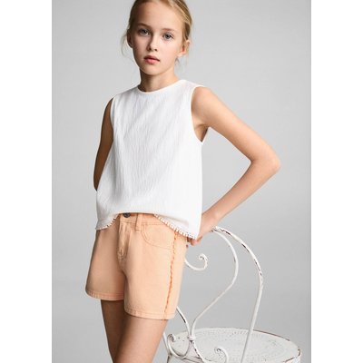 Short en jean avec détail sur le côté MANGO KIDS