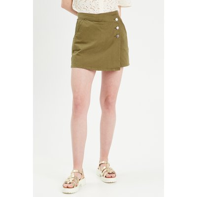 Jupe-short droite en jean CACHE CACHE