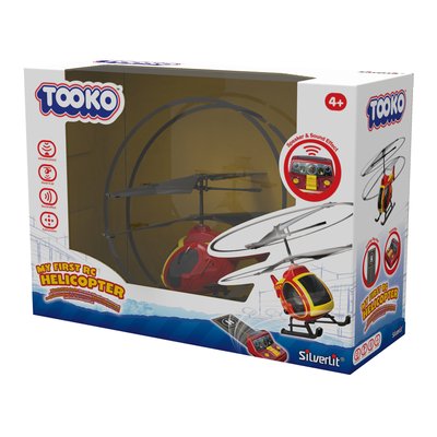Hélicoptère télécommandé pour enfant 2 ans - tooko junior - mon premier helicoptere pompier SILVERLIT