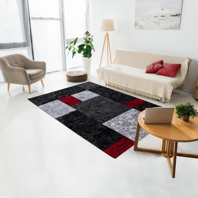 Tapis salon et chambre tissé motif géométrique CARARELLE UN AMOUR DE TAPIS