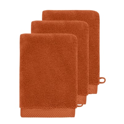 3 gants de toilette Zéro Twist 560 g/m² SENSOFT SENSEI MAISON