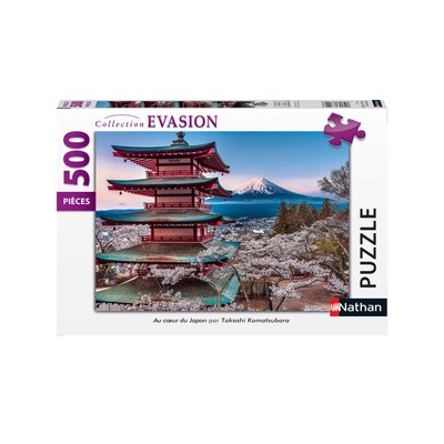 Nathan - Au Coeur Du Japon Puzzle 500 Pièces NATHAN