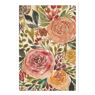 Poster roses merveilleuses HEXOA