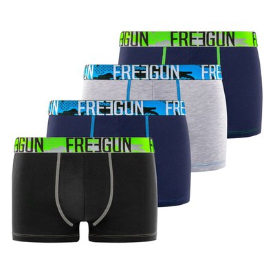 Lot de 4 Boxers coton FREEGUN