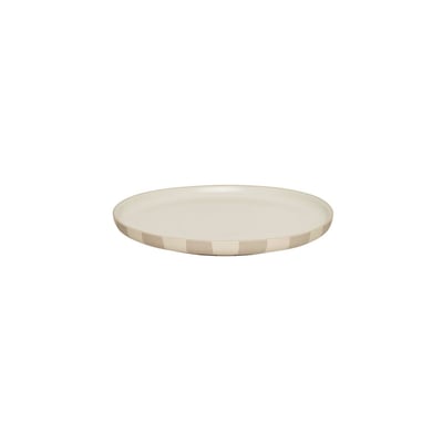 Assiette en grès à rayures LIVING OYOY LIVING DESIGN