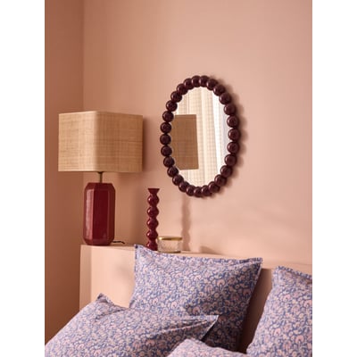 Miroir rond contour boules en bois CYRILLUS
