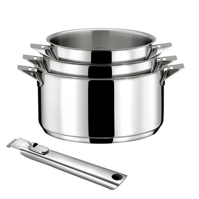 Série de 3 casseroles 16/18/20cm - ECLIPSE CUISINOX