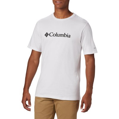 T-shirt met korte mouwen en logo op borst essentiel COLUMBIA