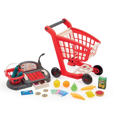 Chariot supermarché + caisse ECOIFFIER