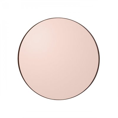 Miroir Mural Circum Teinté Rose XSmall Rond Diam 50 cm AYTM